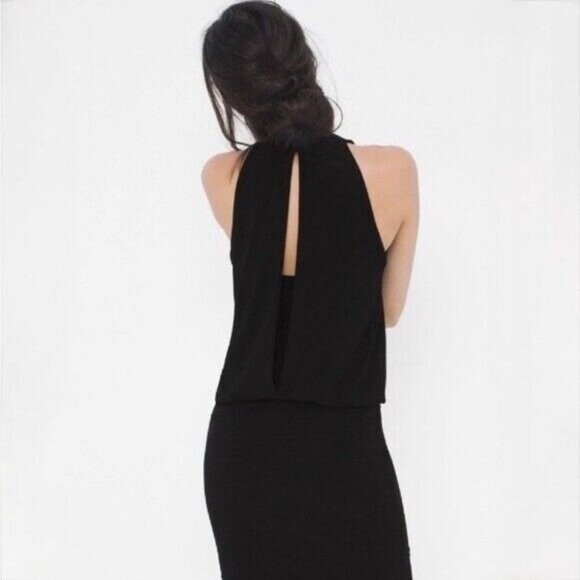 WHBM Datey MJ GrecianRuched Blouson Dress NWT Size Medium - Picture 2 of 16